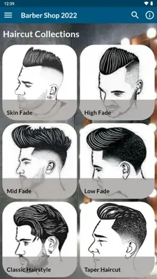 Men Haircuts android App screenshot 0